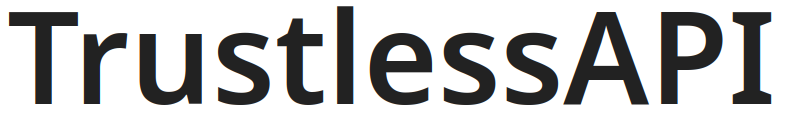 TrustlessAPI